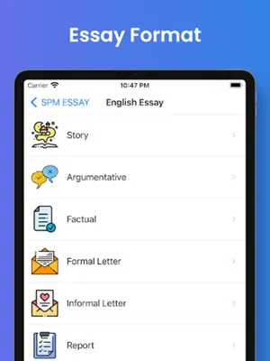 SPM Essay android App screenshot 4